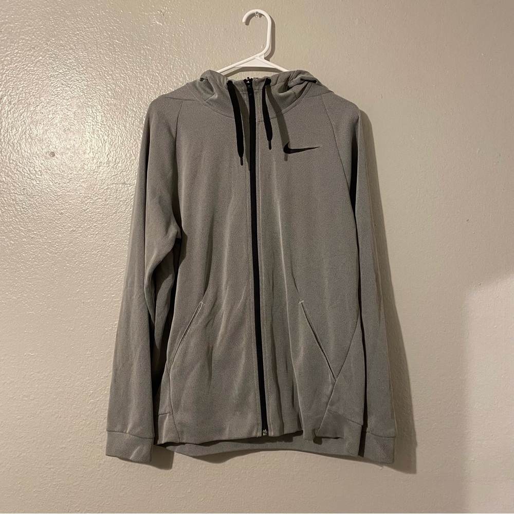 Nike Grey Long Sleeve Zip Up Jacket